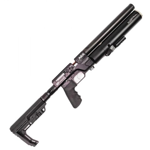 AEA SF Compact PCP air rifle, black, folding stock